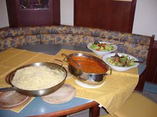 Anschließend Spagettiessen im Cafe Illich
